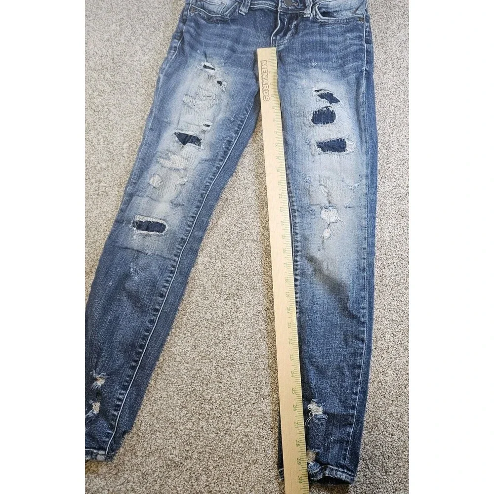 Buckle Black Jeans Women's 24 Fit No 53 Distressed Ankle Skinny‎